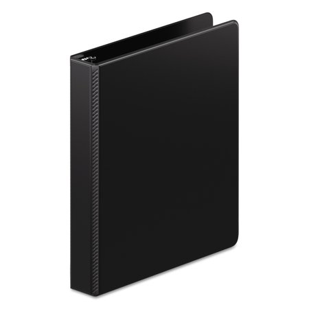 WILSON JONES D-Ring Binder, 1", Black, 250 Sht Capacity 38414B